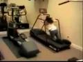 Girls Eats Treadmill