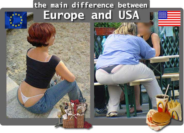 European women vs American women