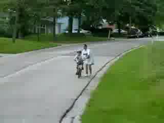 Kids Smashes Bike Into Tree